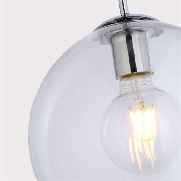 Searchlight 1623-3CL Trojité závěsné svítidlo BALLS ČIRÉ