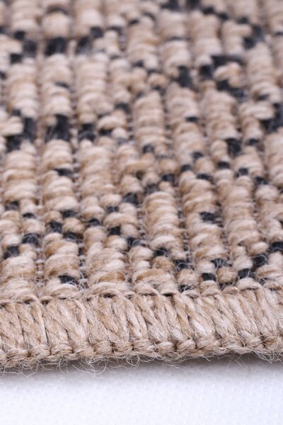 Koberec Indiana 08625A JUTE / BLACK