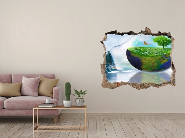 Díra 3D fototapeta nástěnná Ekologické zásoby nd-k-27470900