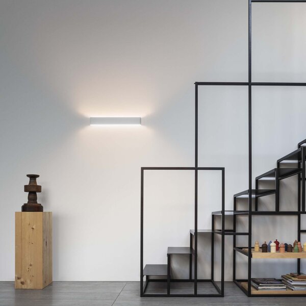 Ideal lux 357096 LED nástěnné svítidlo DELTA | 20W integrovaný LED zdroj | 1350lm | 3000K | chrom