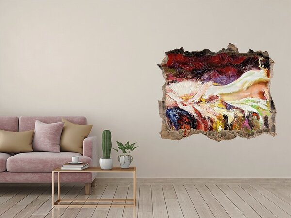 Díra 3D fototapeta nálepka Ležící žena nd-k-31221288
