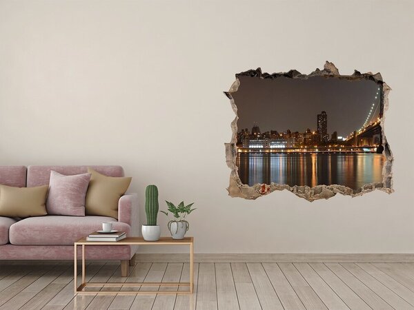 Fototapeta díra na zeď 3D Mezi mosty nd-k-35519198
