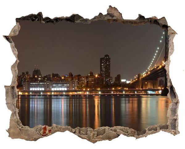 Fototapeta díra na zeď 3D Mezi mosty nd-k-35519198
