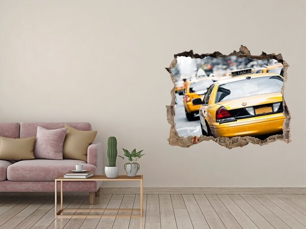 Foto fotografie díra na zeď Taxi New York nd-k-34843570