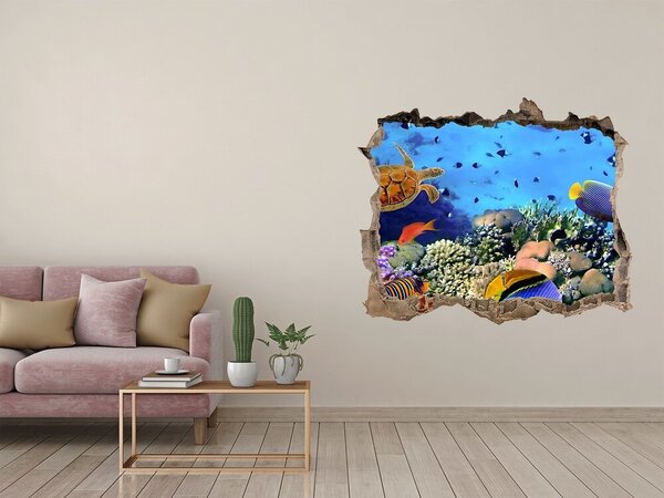 Díra 3D fototapeta nálepka Korálový útes nd-k-35544351