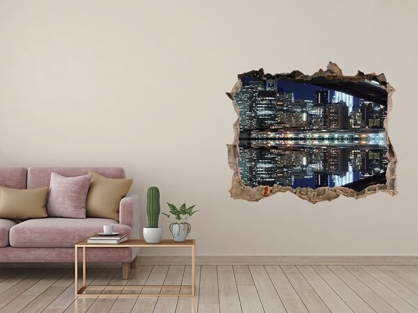 Fototapeta díra na zeď 3D Brooklynský most nd-k-37590634