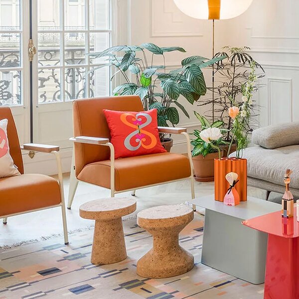 Vitra designové polštáře Embroidered pillows Red