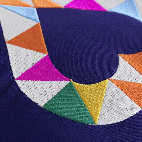 Vitra designové polštáře Embroidered pillows Blue