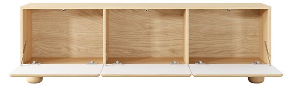 Televizní stolek Arlo 150 cm třídveřový - dub vicenza