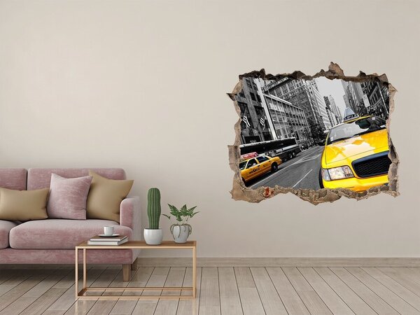 Foto fotografie díra na zeď Taxi New York nd-k-41983916