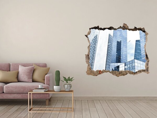 Fototapeta díra na zeď 3D Mrakodrapy nd-k-43083052