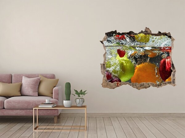 Nálepka 3D díra Ovoce a zelenina nd-k-43487877