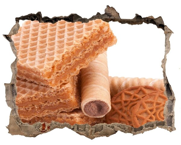 Nálepka 3D díra na zeď Sladkosti nd-k-45099714