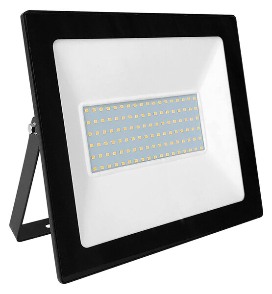 ACA Lighting LED venkovní reflektor Q 100W/230V/3000K/8100Lm/110°/IP66, černý