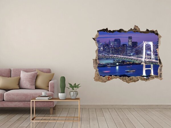 Fototapeta díra na zeď 3D Most v Tokiu nd-k-46506945