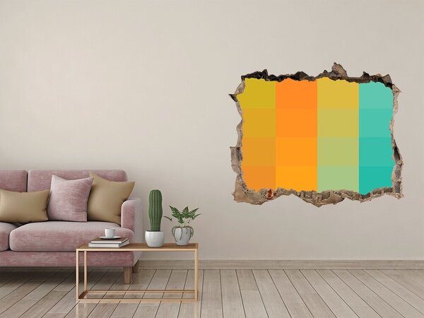 Fototapeta díra na zeď Barevné čtverce nd-k-49438742