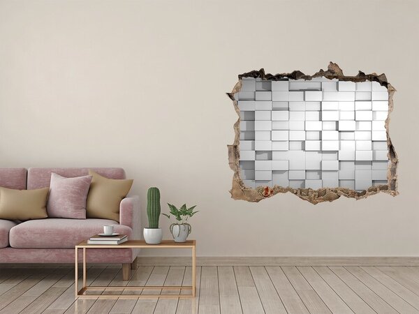 Díra 3D fototapeta nástěnná Nálepka krychle nd-k-50138358