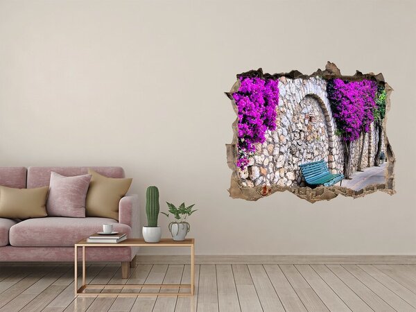 Fototapeta díra na zeď 3D Romantické uličky nd-k-50635038
