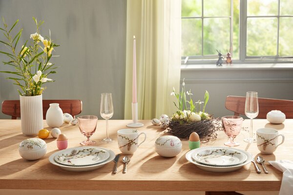 Kähler Design Porcelánové velikonoční vajíčko Hammershøi Easter 2021 KD318
