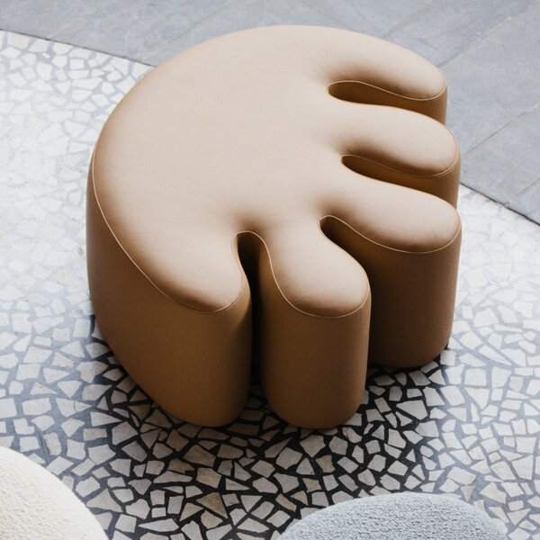 HEM Pouf Palma Small, Eggshell