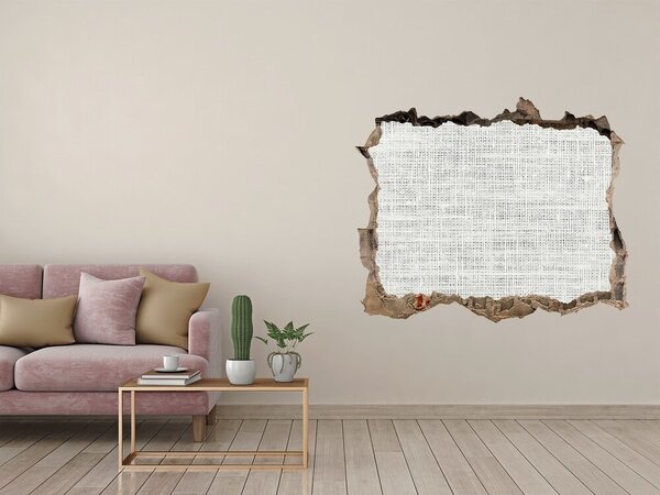 Díra 3D fototapeta Lněné bílé plátno nd-k-53512774