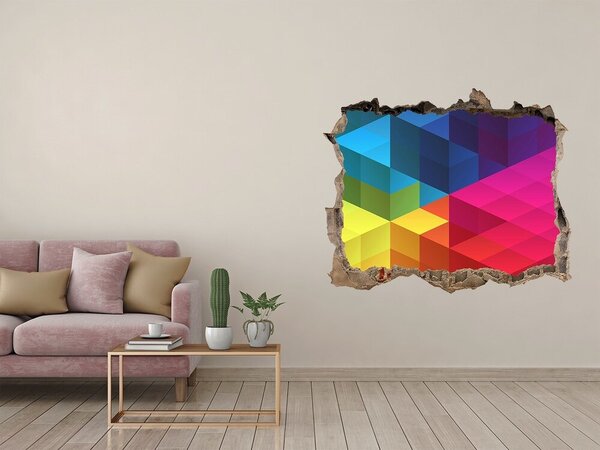 Díra 3D fototapeta nálepka Gemetrické pozadí nd-k-54475331