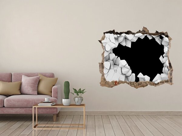 Díra 3D fototapeta nálepka Díra ve stěně nd-k-53922873
