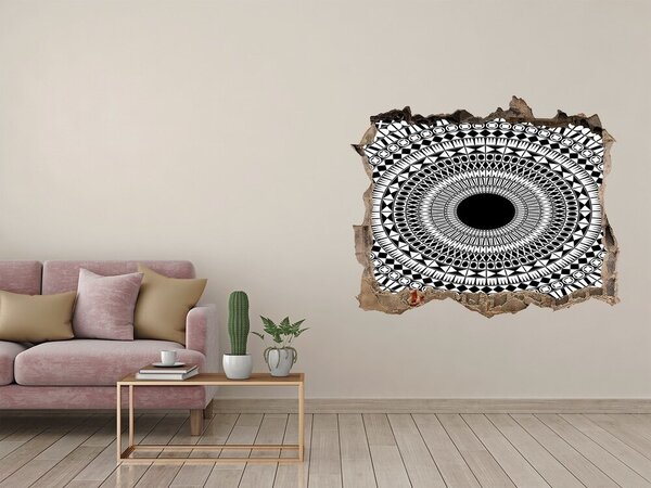 Díra 3D fototapeta nálepka Ornamenty kolo nd-k-55023854