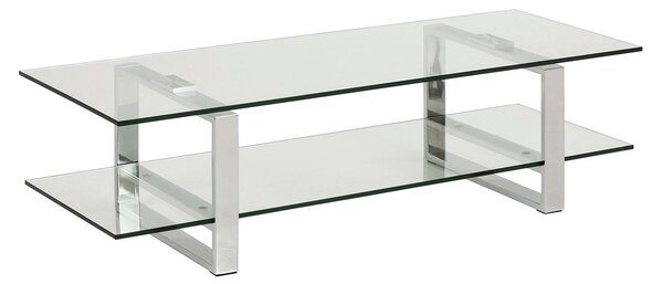 TV stolek Katrine − stříbrná 32 × 120 × 45 cm ACTONA
