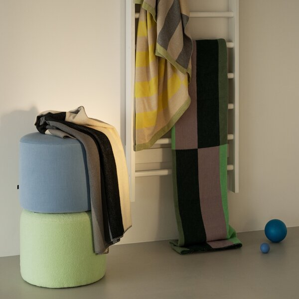 HEM Pouf Bon Round, Eggshell