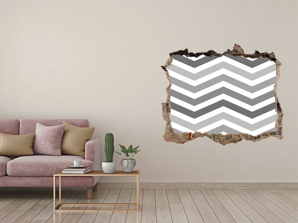 Díra 3D fototapeta nálepka Šedé klikatiny nd-k-56850998
