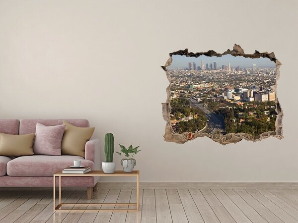 Fototapeta díra na zeď 3D Los Angeles nd-k-56494543