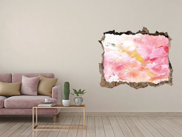 Díra 3D fototapeta nálepka Květiny nd-k-58101440