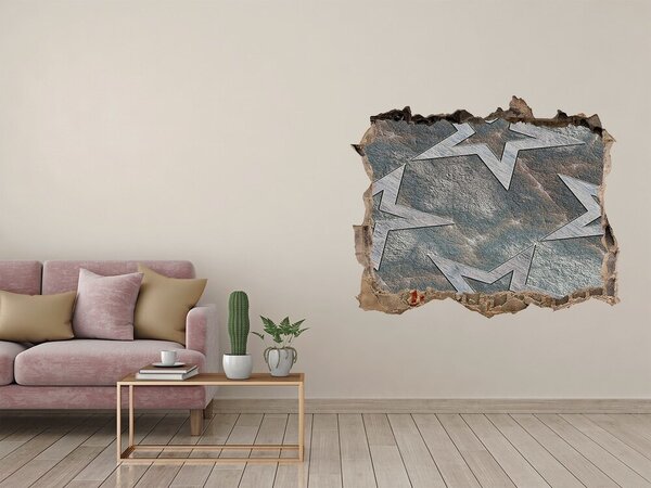 Díra 3D fototapeta nálepka Kamenné hvězdy nd-k-59935790