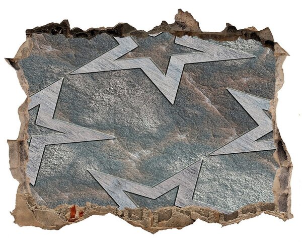 Díra 3D fototapeta nálepka Kamenné hvězdy nd-k-59935790