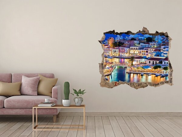 Fototapeta díra na zeď 3D Kréta Řecko nd-k-59848688