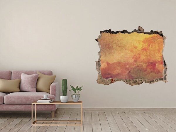 Díra 3D fototapeta nálepka Květiny nd-k-60140428