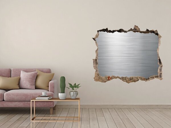 Díra 3D fototapeta nálepka Kovové pozadí nd-k-60987278