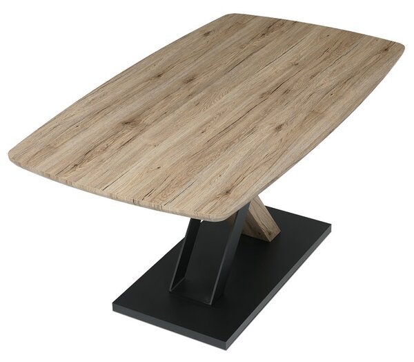 Jídelní stůl TERATO — 165x90x75, MDF, hnědá