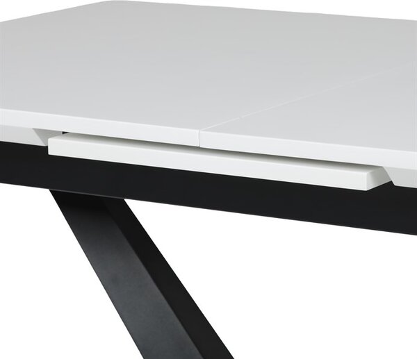 TAVILO — 140x85x78 cm (rozklad +40 cm), MDF, bílý