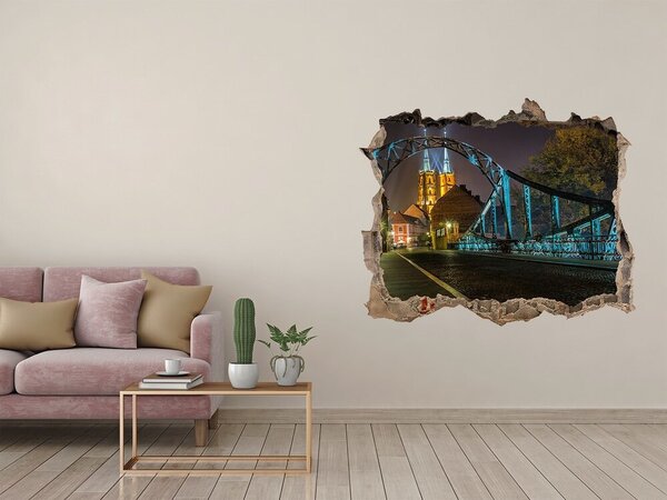 Fototapeta díra na zeď 3D Most zamilovancýh nd-k-61583723