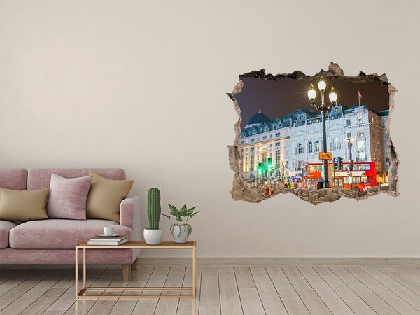Fototapeta díra na zeď 3D Londýn noc nd-k-61610154