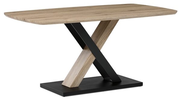Jídelní stůl TERATO — 165x90x75, MDF, hnědá