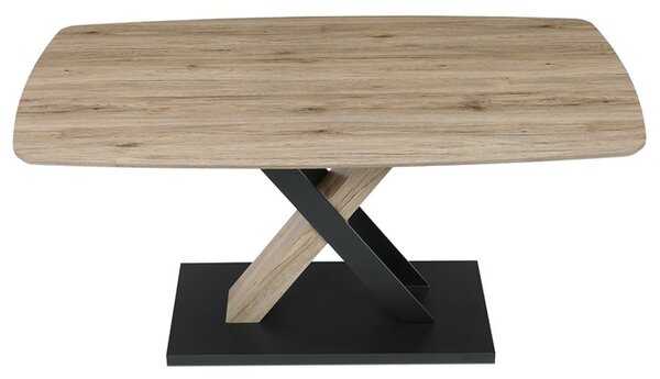 Jídelní stůl TERATO — 165x90x75, MDF, hnědá