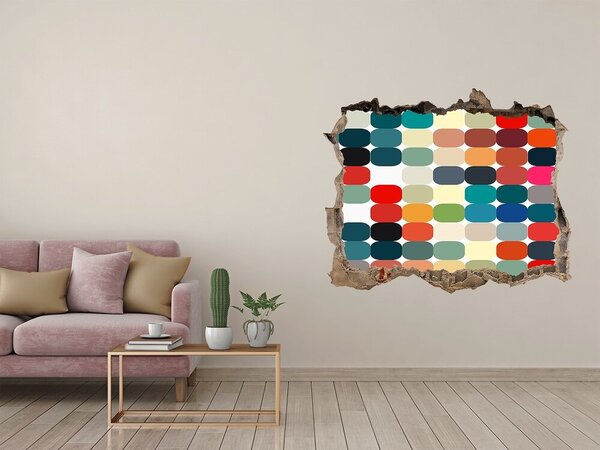 Díra 3D fototapeta nálepka Gemetrické pozadí nd-k-62132082