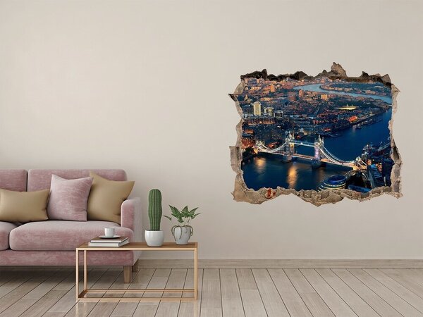 Fototapeta díra na zeď 3D Londýn z ptačího pohledu nd-k-62039397