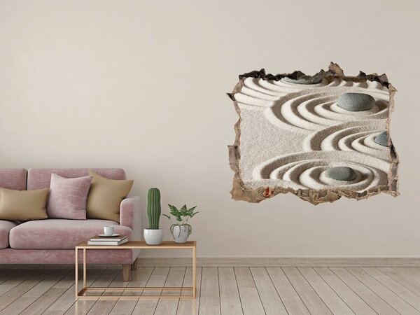 Díra 3D fototapeta Kameny zen písek nd-k-62705757