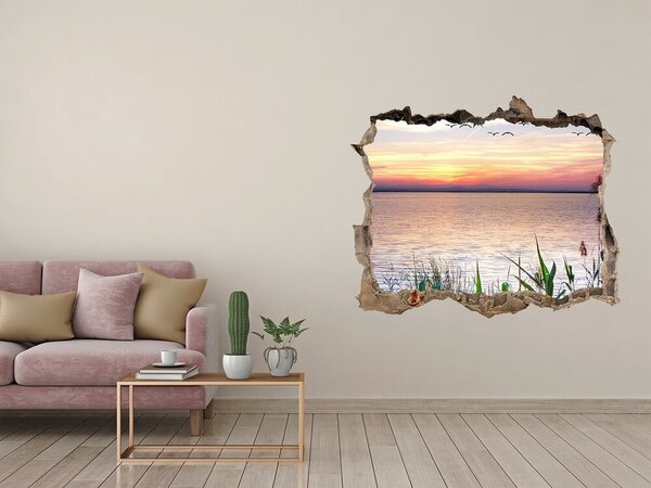 Nálepka fototapeta 3D výhled Jezero západ nd-k-62496449