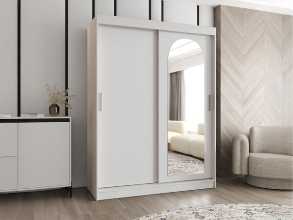 Šatní skříň Kreloin 150, Barva: černá, Zásuvky: Ne 5903211418051