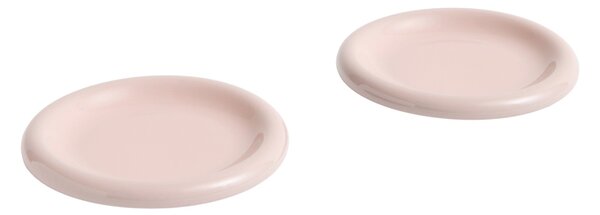 HAY Sada talířů Barro Ø18, Pink, 2ks